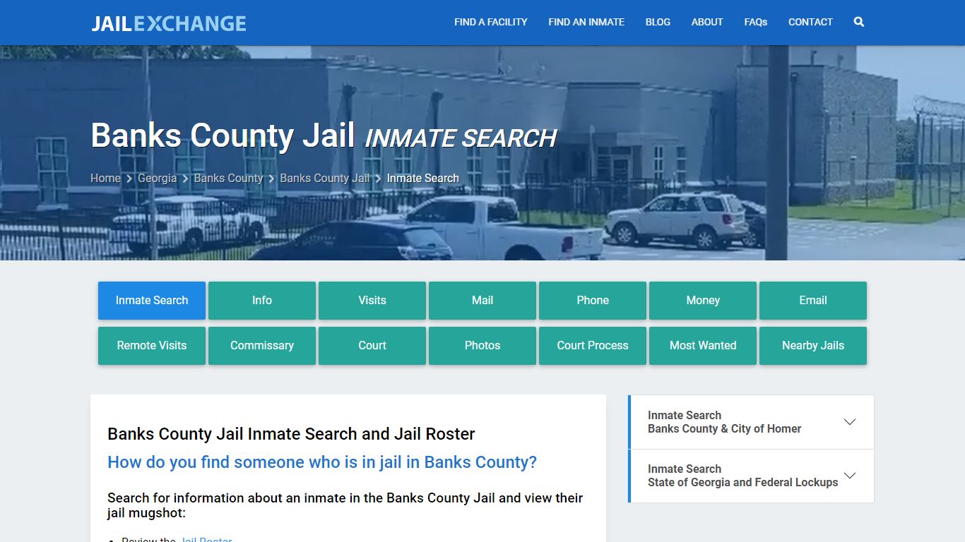 Inmate Search: Roster & Mugshots - Banks County Jail, GA